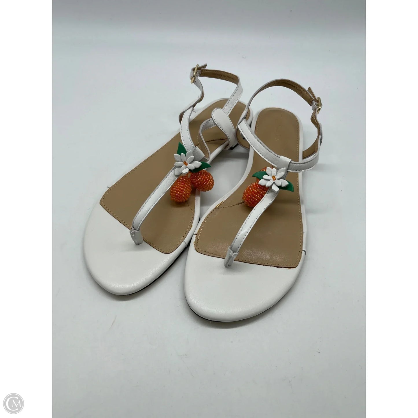 Shoes Flats By Talbots In White, Size: 8.5