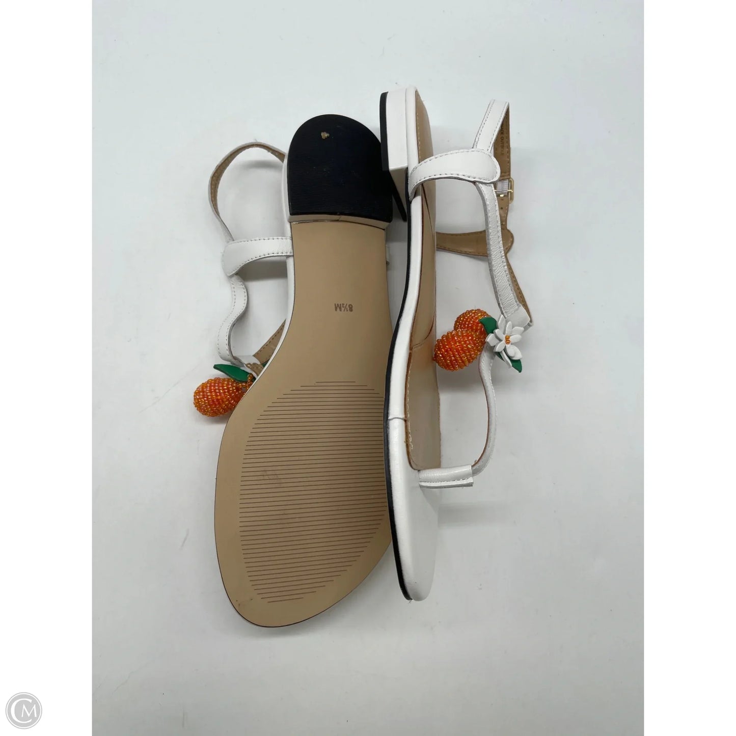 Shoes Flats By Talbots In White, Size: 8.5