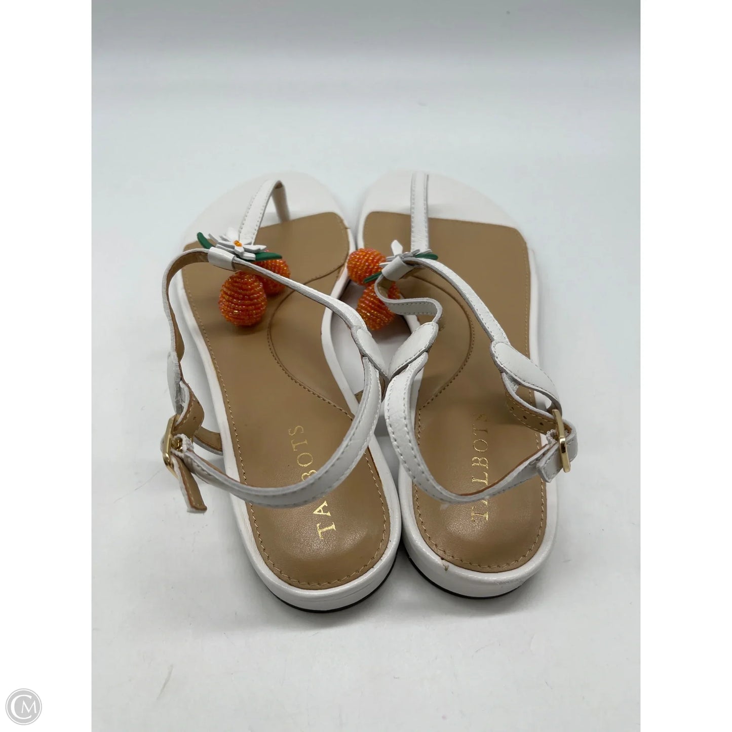 Shoes Flats By Talbots In White, Size: 8.5