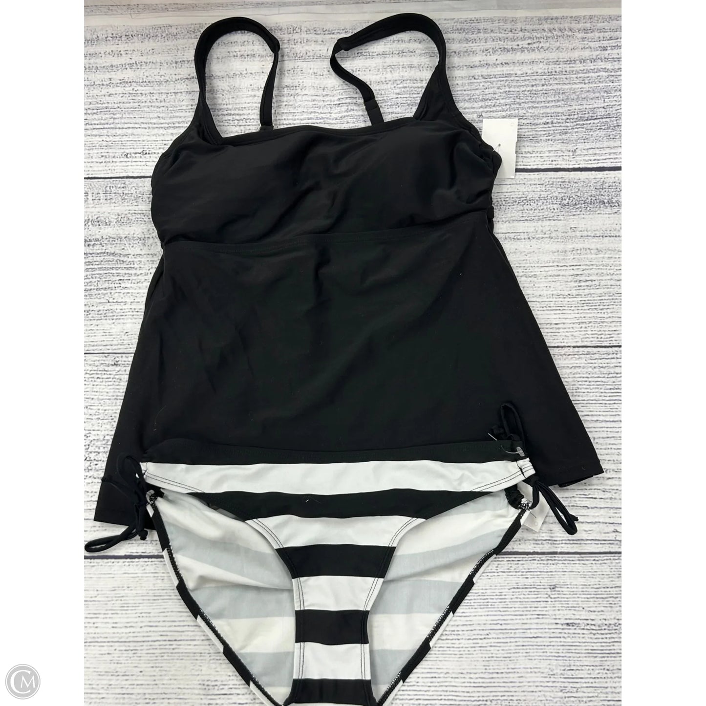 Swimsuit 2pc By Kona Sol In Black, Size: M