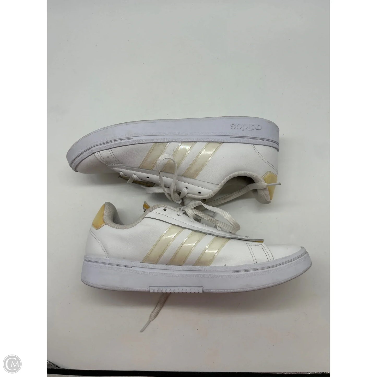 Shoes Athletic By Adidas In White, Size: 10