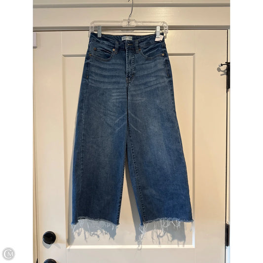 Jeans Wide Leg By Oat In Blue Denim, Size: 4