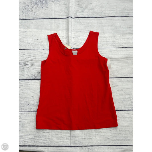 Tank Top By Chicos In Red, Size: M