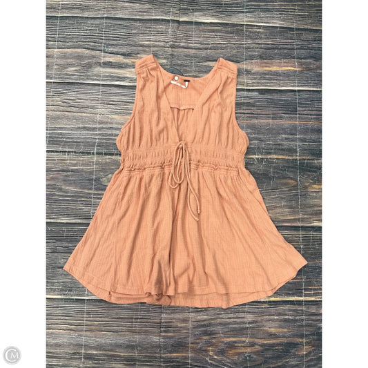 Tank Top By Free People In Orange, Size: L