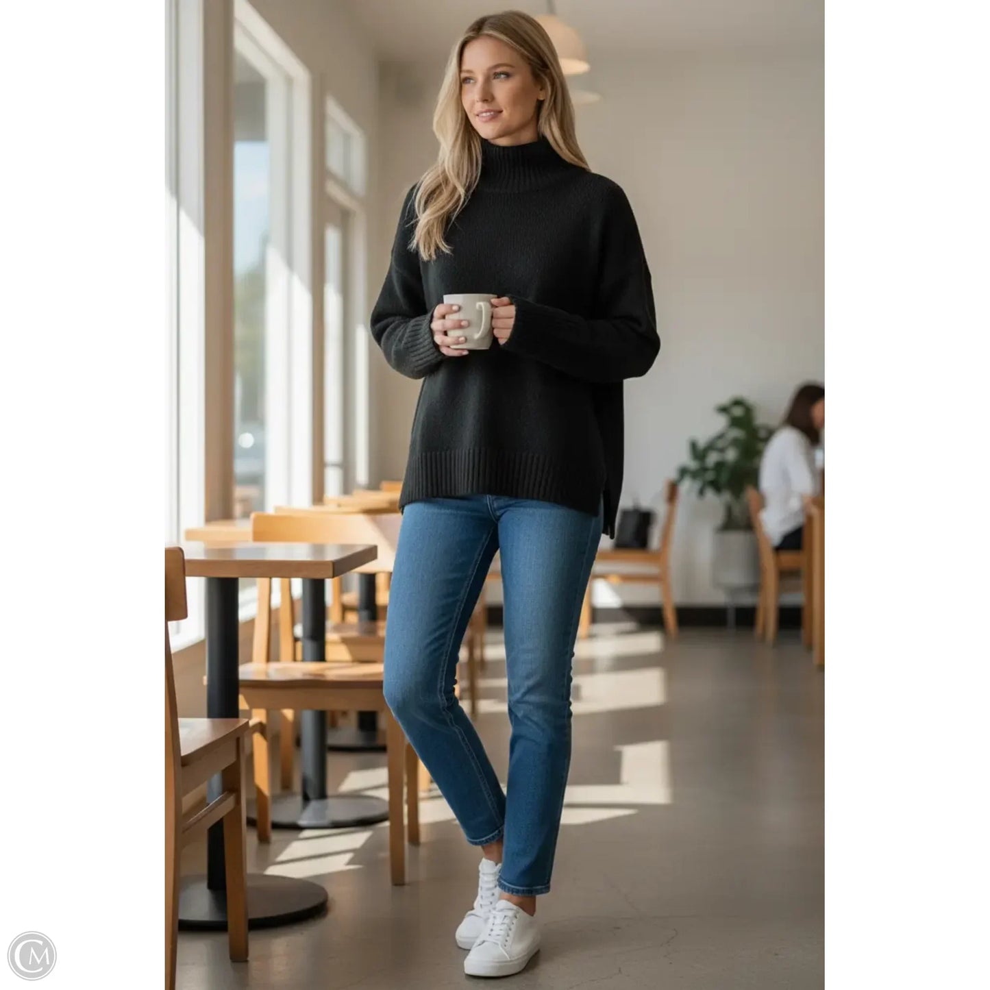 Sweater By Abercrombie And Fitch In Black, Size: Xs