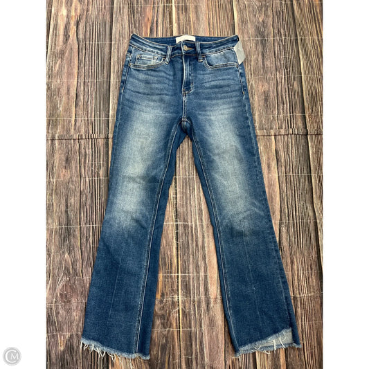 Jeans Straight By Vervet In Blue Denim, Size: 0