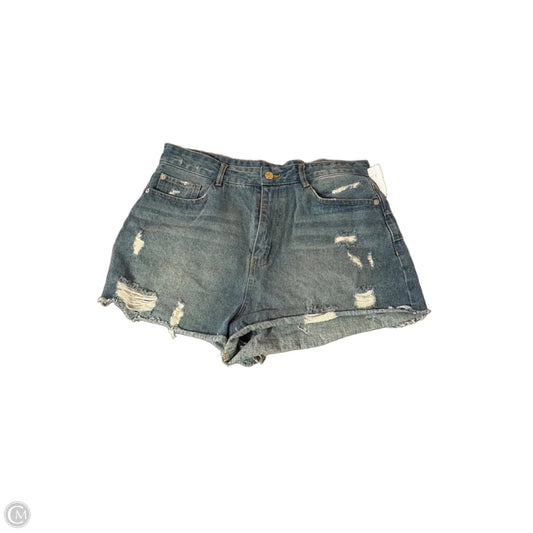 Shorts By Forever 21 In Blue Denim, Size: 10