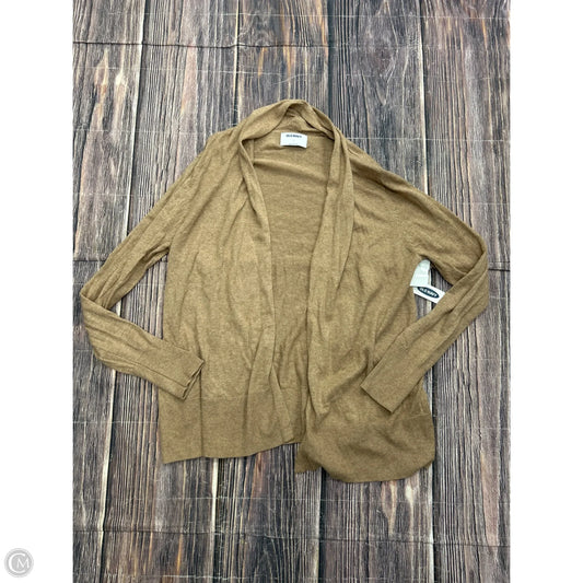 Sweater Cardigan By Old Navy In Tan, Size: L