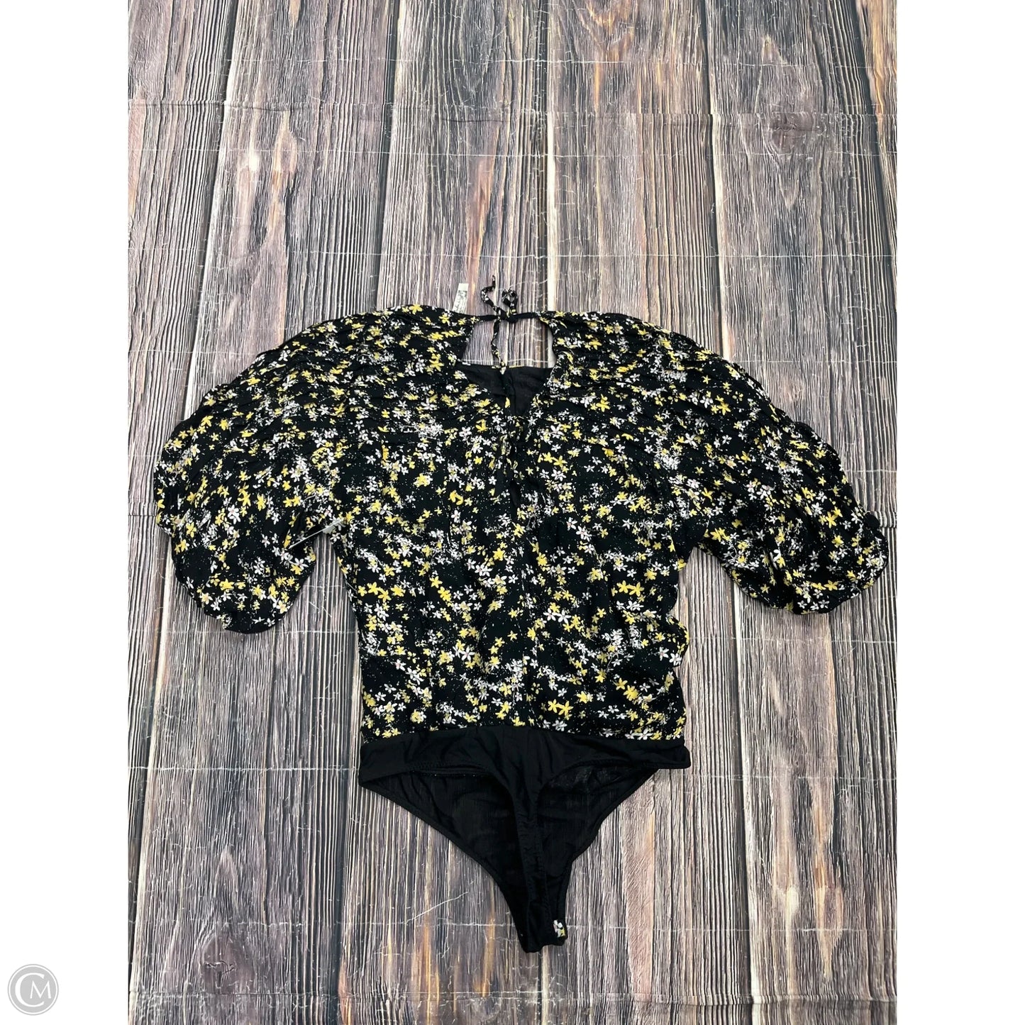 Top Short Sleeve By Free People In Black, Size: Xs