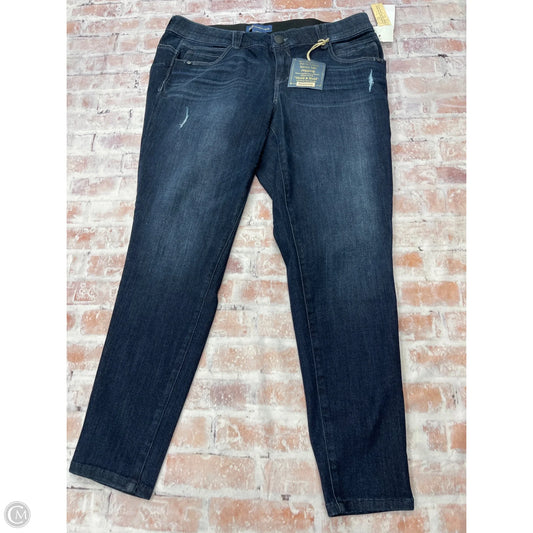 Jeans Skinny By Democracy In Blue Denim, Size: 18