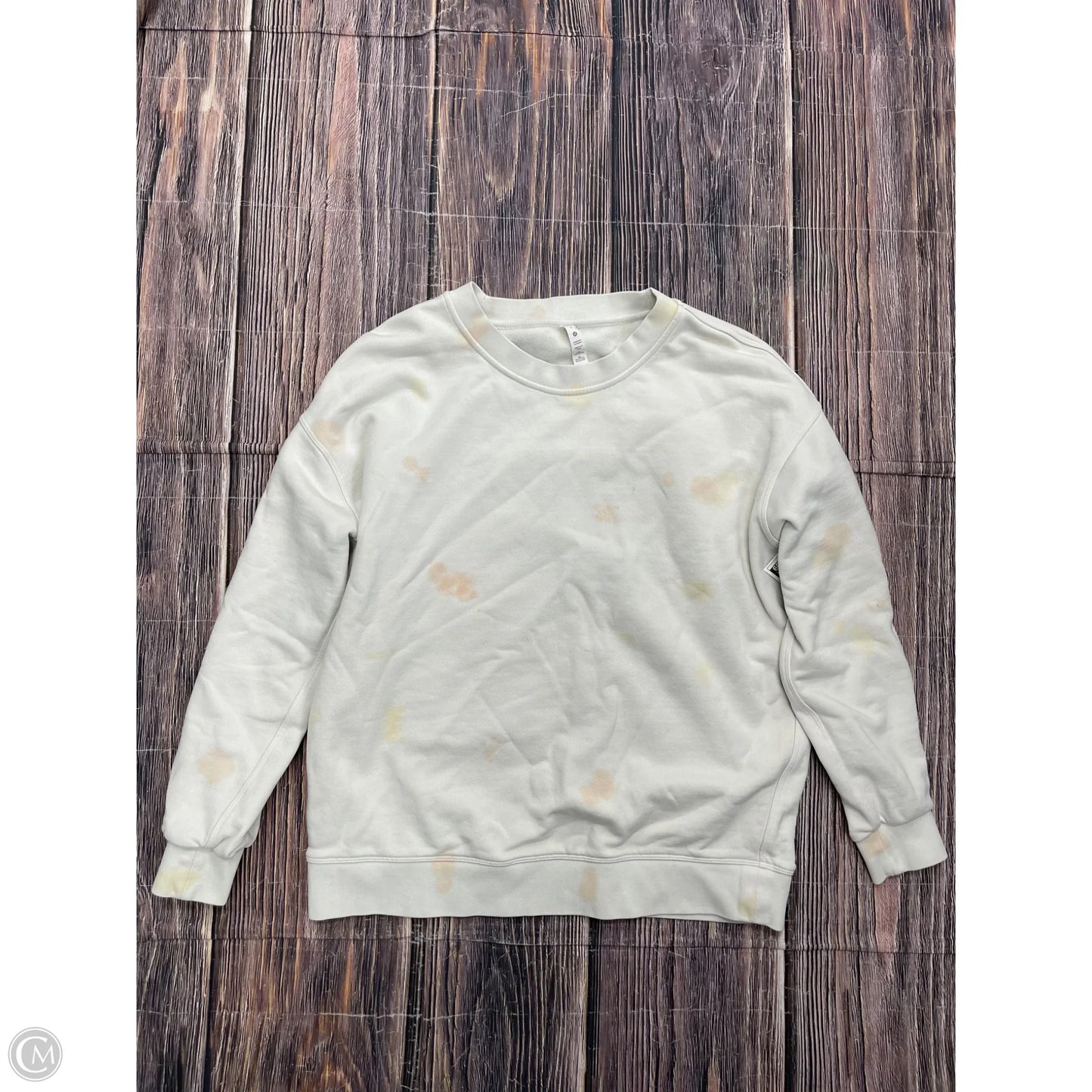 Sweatshirt Collar By Lululemon In Ivory, Size: S