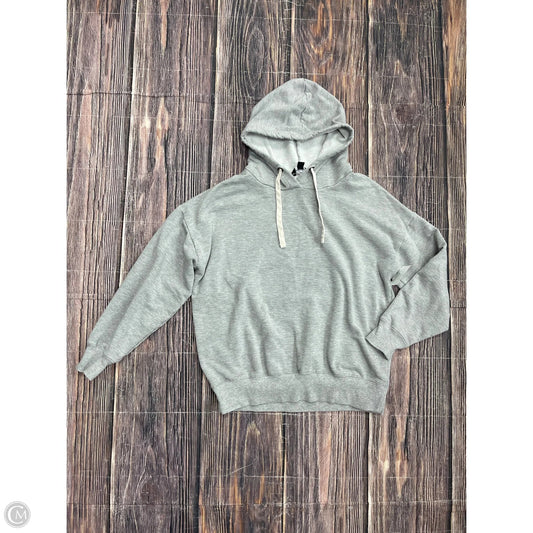 Sweatshirt Hoodie By Buffalo David Bitton In Grey, Size: M