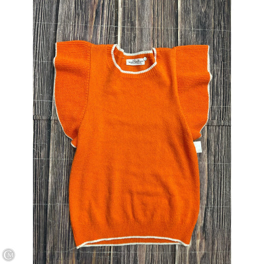 Sweater Short Sleeve By Clothes Mentor In Orange, Size: M