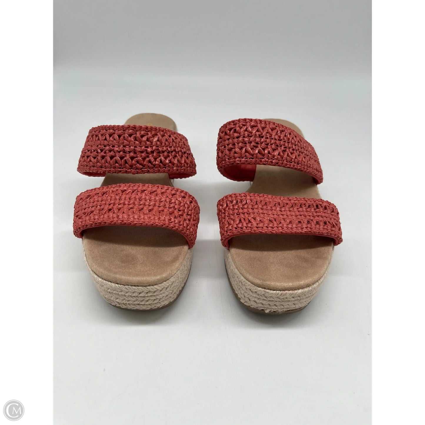 Sandals Flats By Old Navy In Orange, Size: 8
