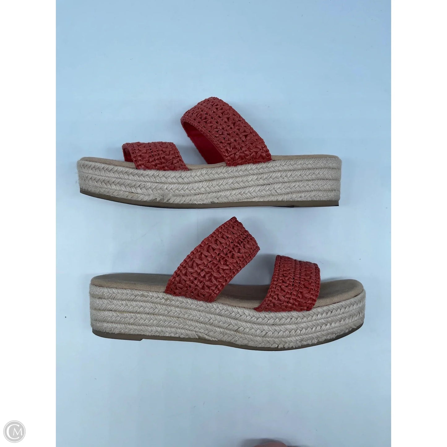 Sandals Flats By Old Navy In Orange, Size: 8