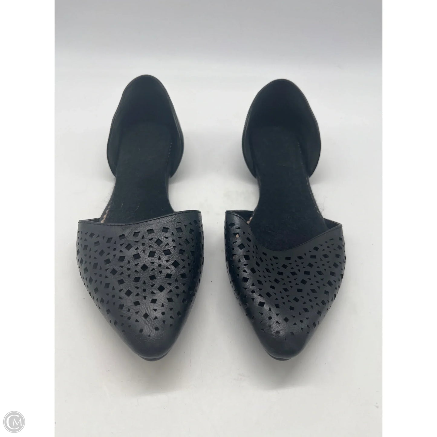 Shoes Flats By Restricted In Black, Size: 8