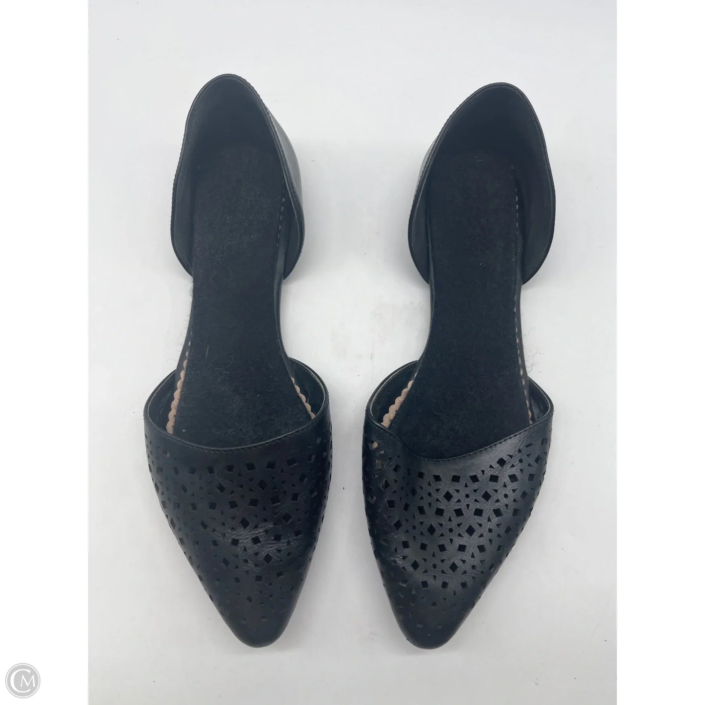 Shoes Flats By Restricted In Black, Size: 8