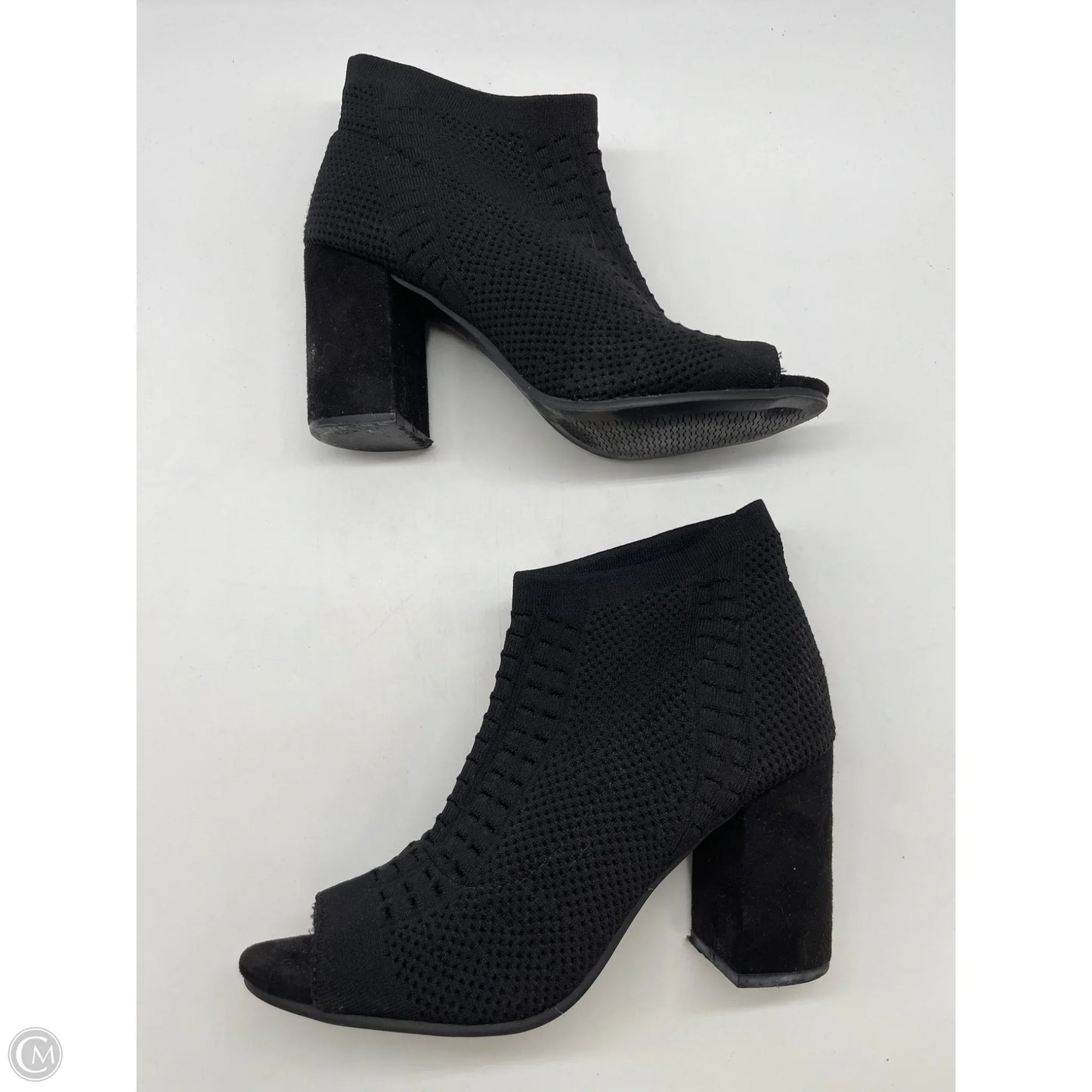 Shoes Heels Block By Clothes Mentor In Black, Size: 8