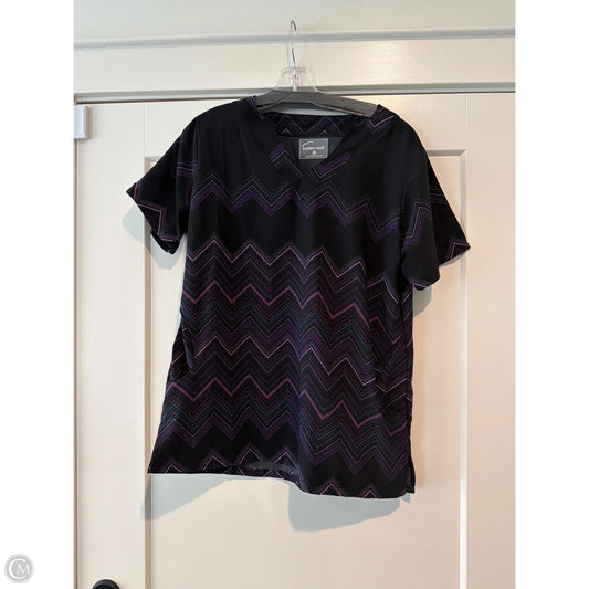 Top Short Sleeve By Clothes Mentor In Black, Size: M