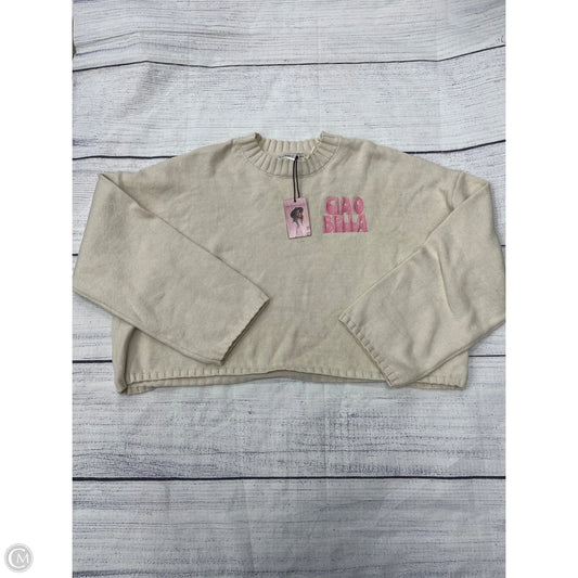 Sweater By Sincerely Jules In Ivory, Size: L