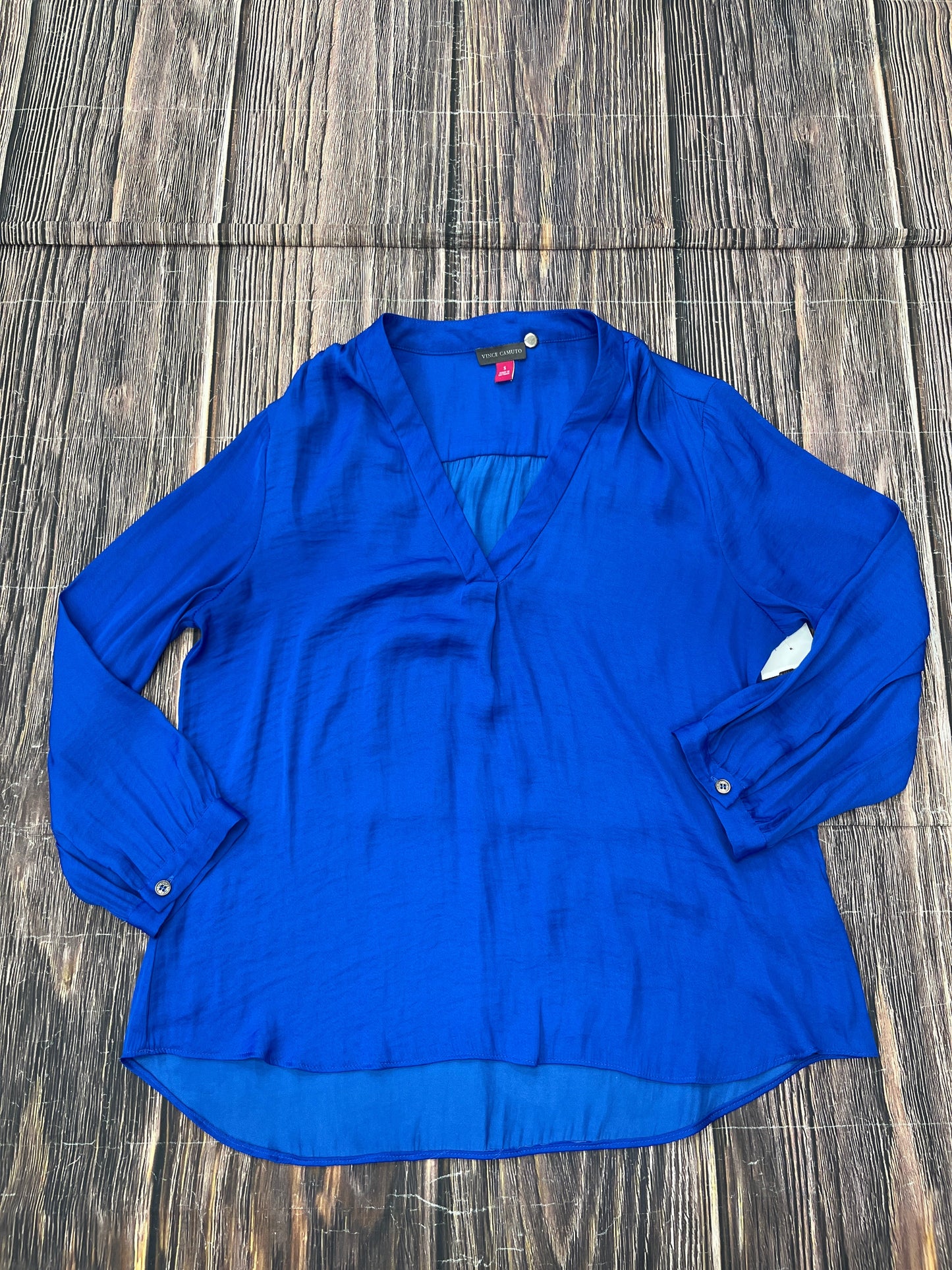 Blue Top Long Sleeve Vince Camuto, Size S