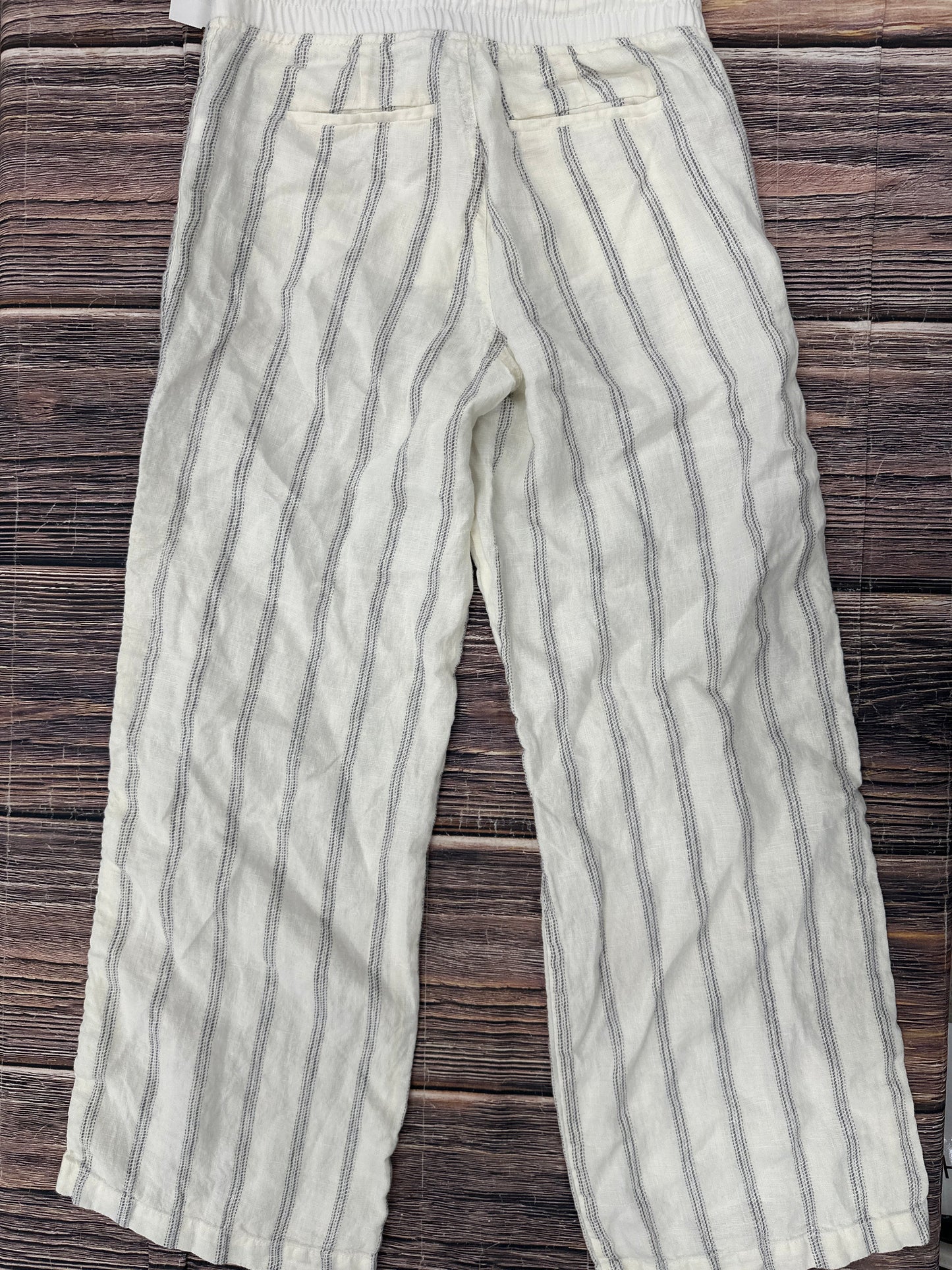 White Pants Linen Athleta, Size 6