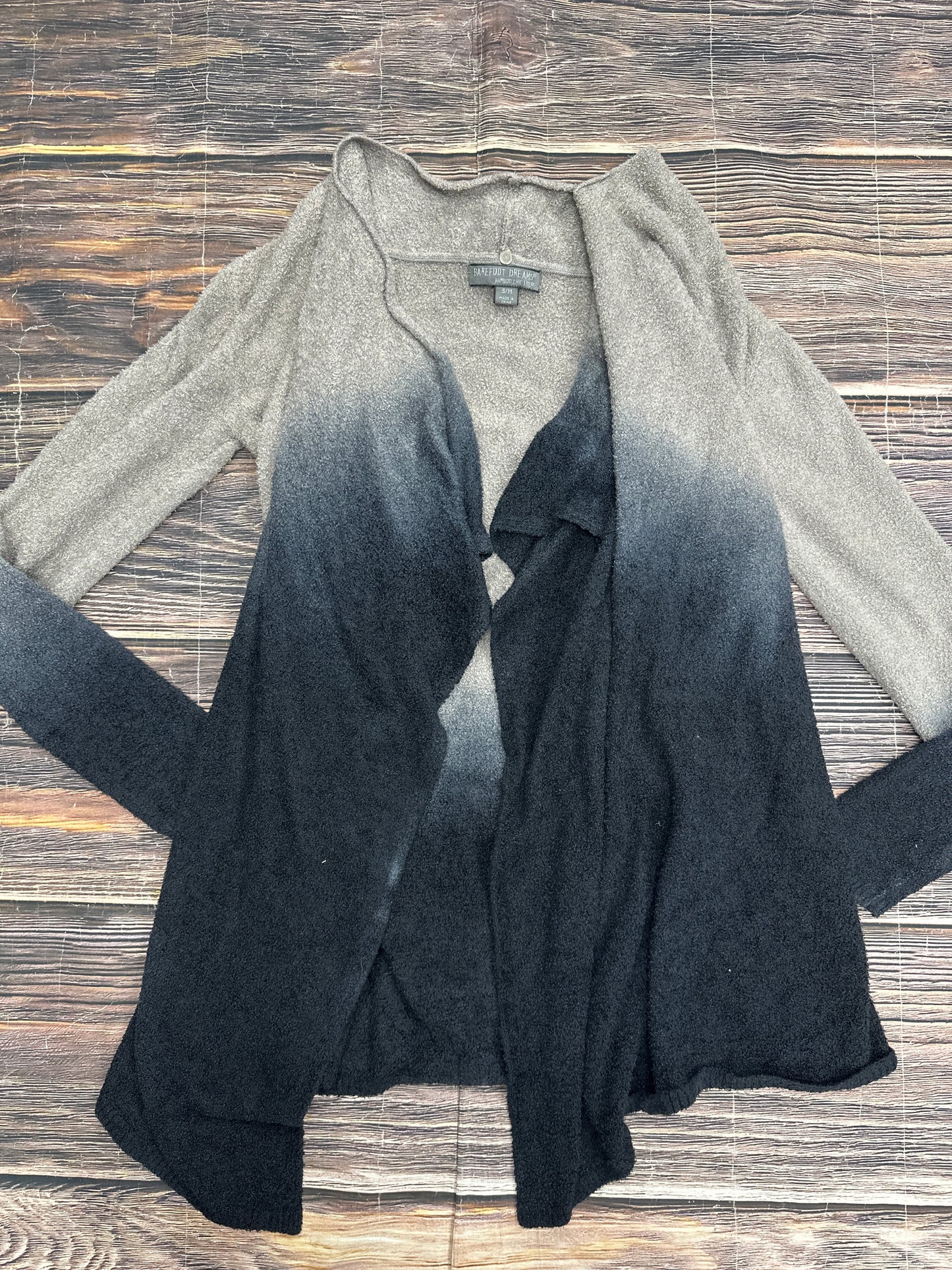 Grey Sweater Cardigan Barefoot Dreams, Size M