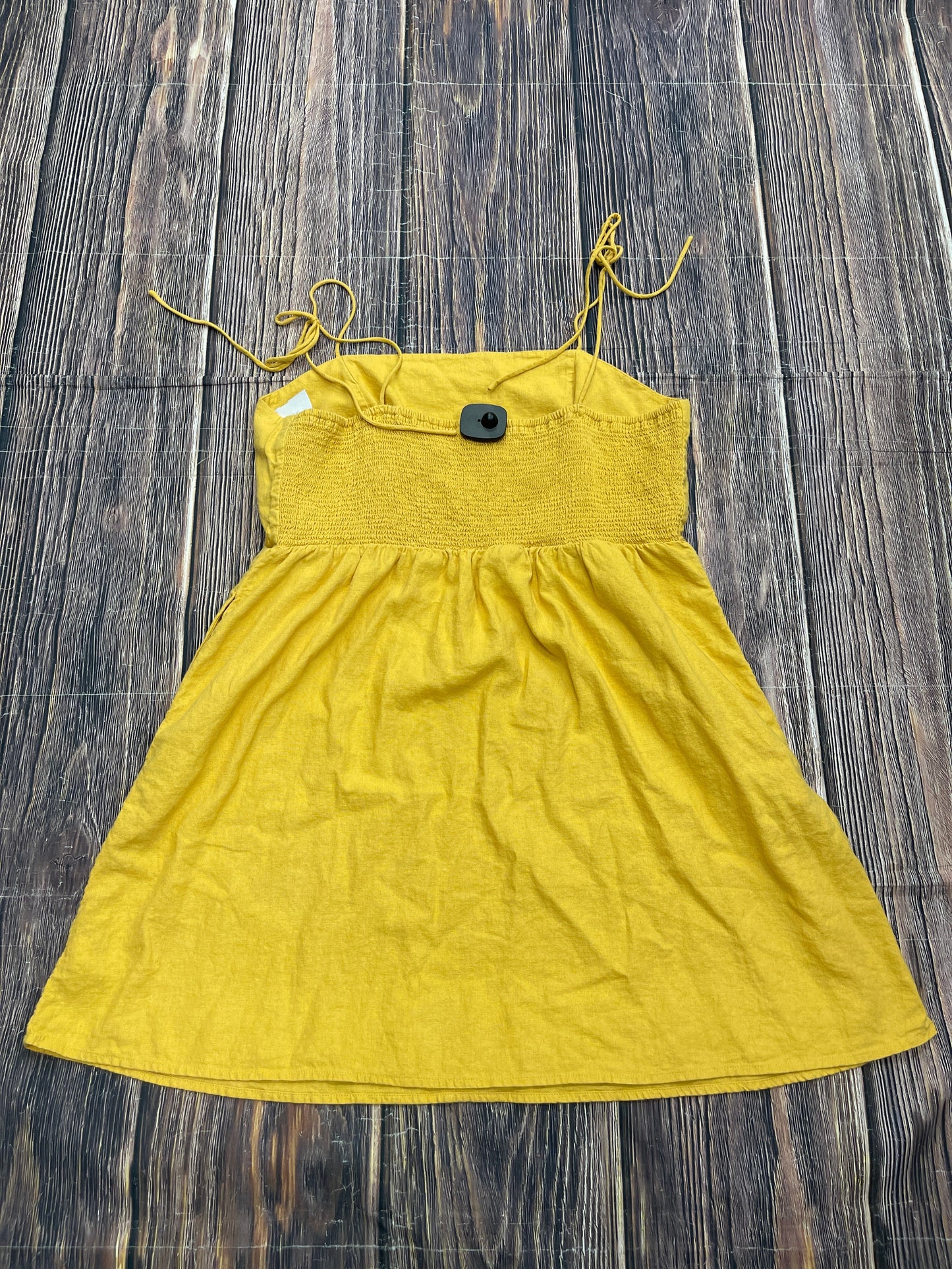 Yellow Dress Casual Short Old Navy, Size Xl