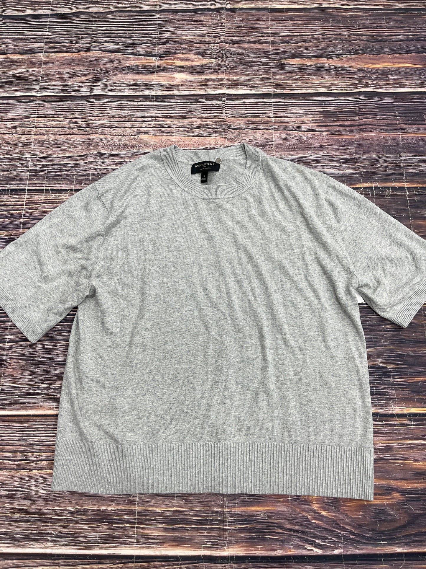 Grey Top Short Sleeve Banana Republic, Size S