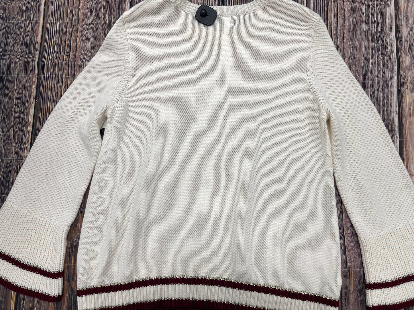 Sweater By Loft In White, Size: Xl