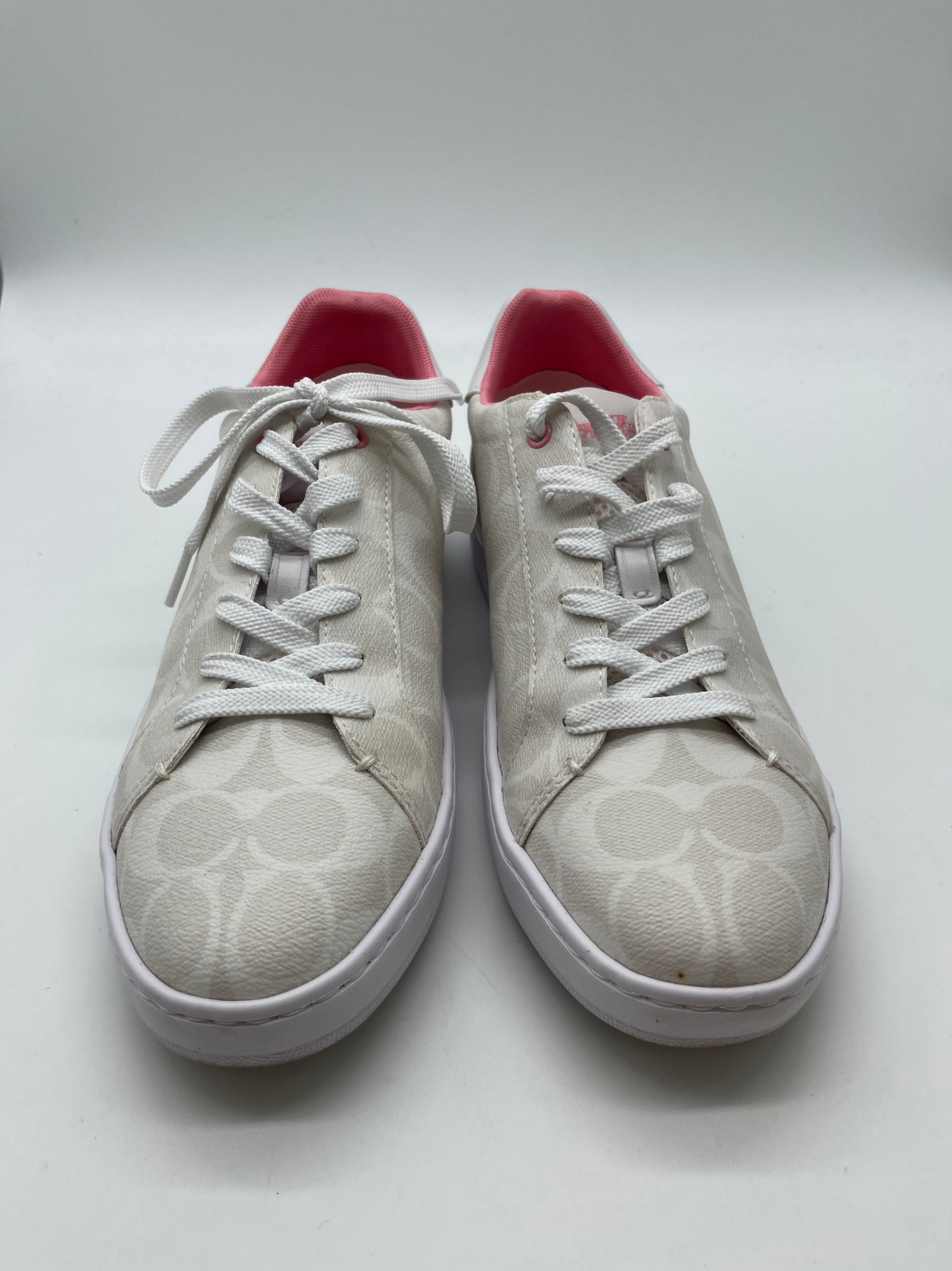 Cream Shoes Sneakers Coach, Size 10