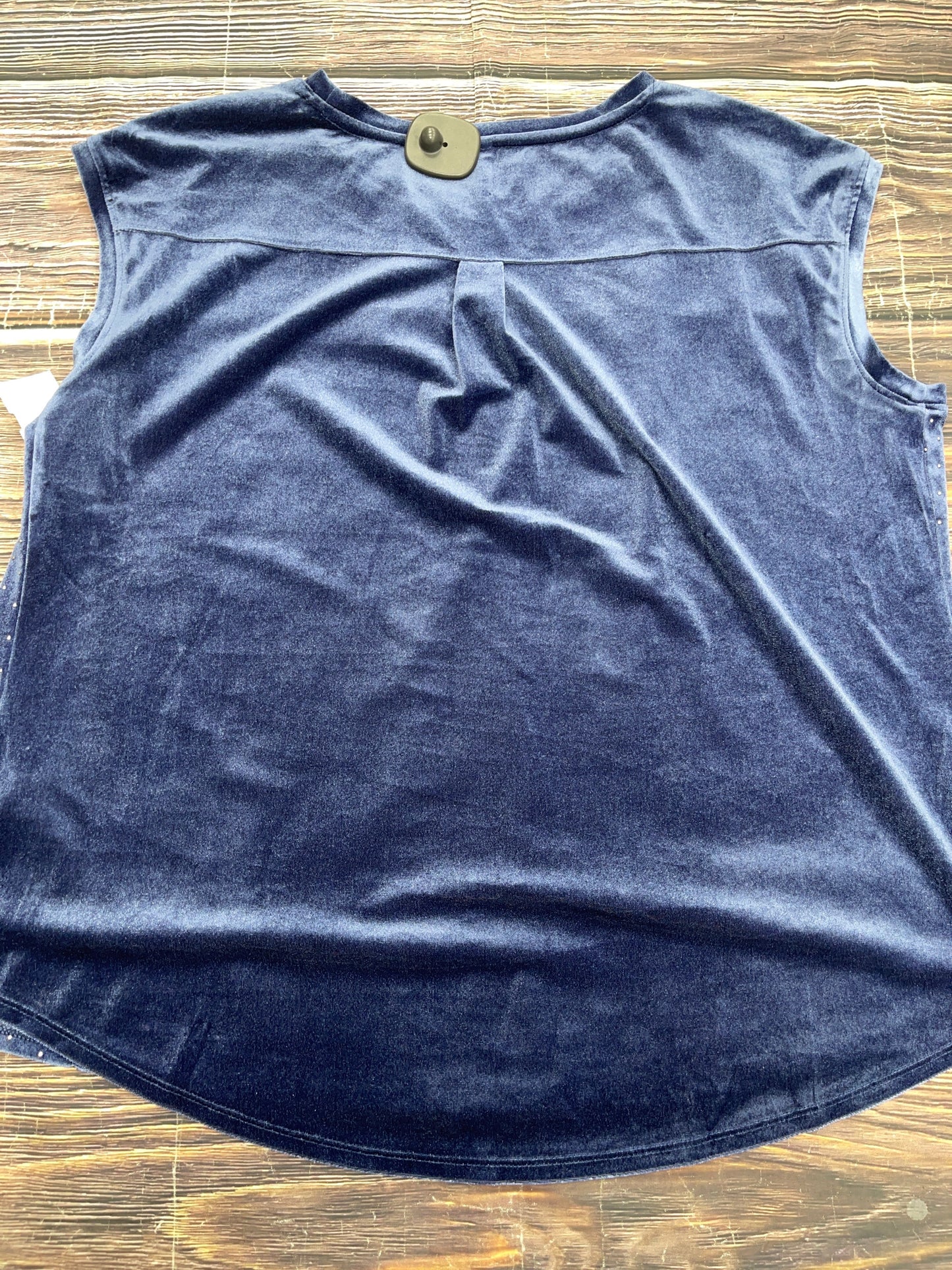 Top Sleeveless By Elle In Blue, Size: Xl