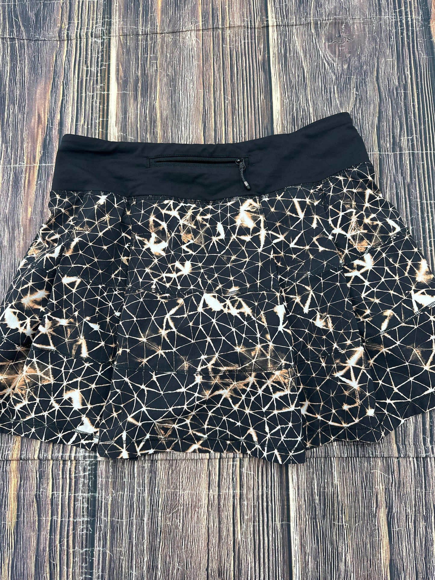 Athletic Skort By Lululemon In Black, Size: 4