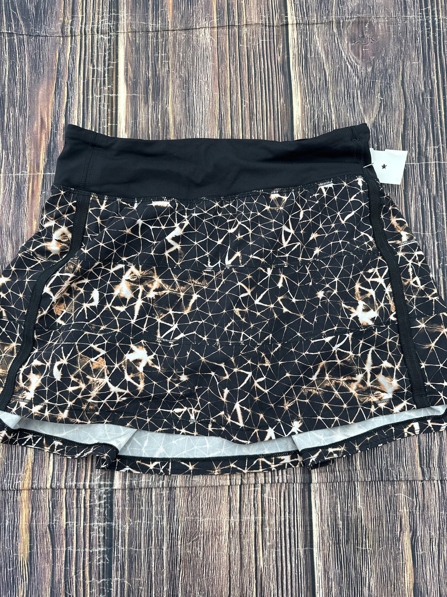 Athletic Skort By Lululemon In Black, Size: 4