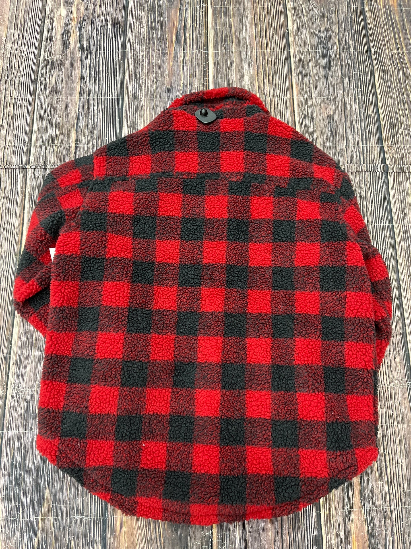 Jacket Fleece By American Eagle In Red, Size: L