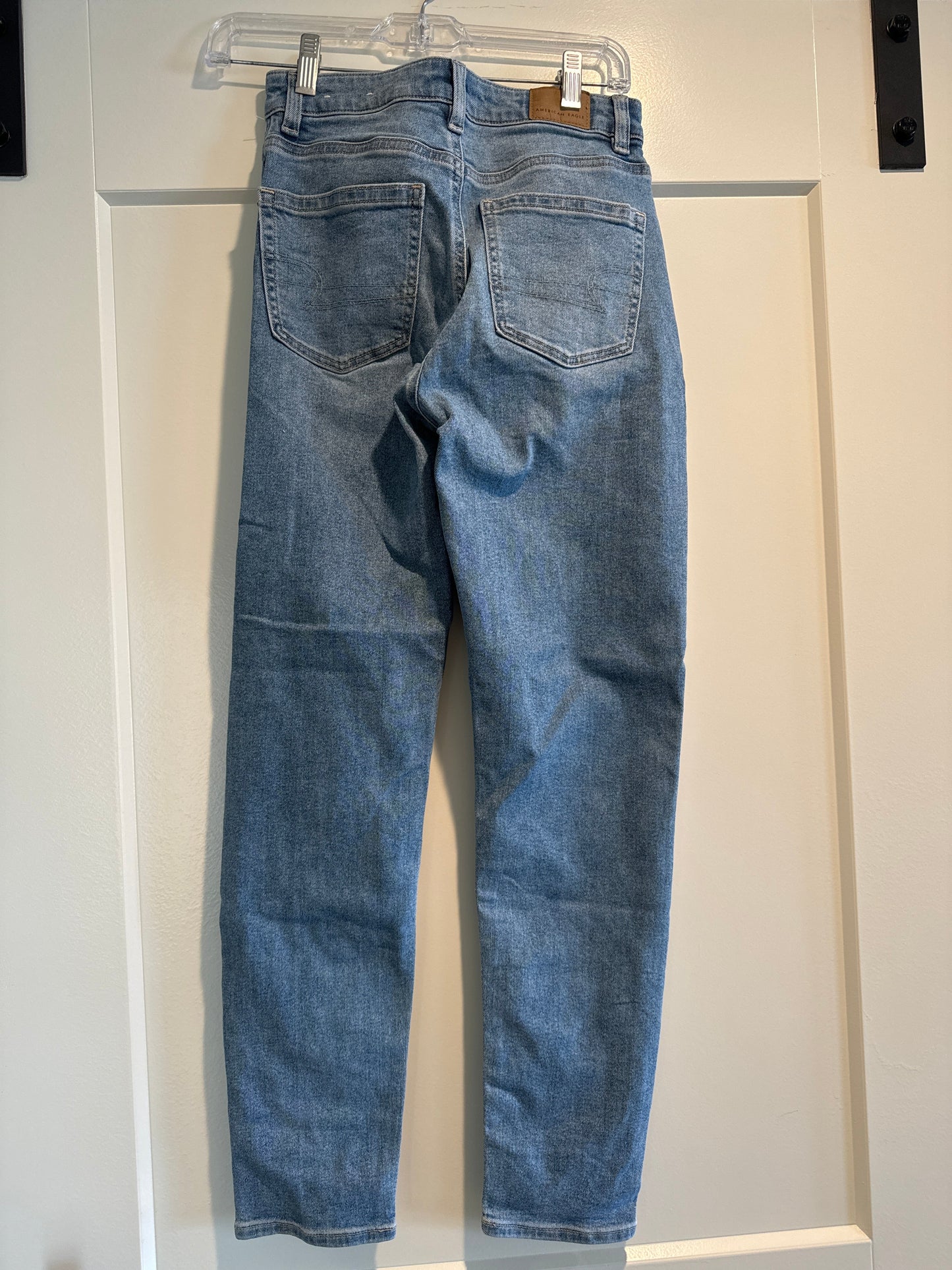 Jeans Skinny By American Eagle In Blue Denim, Size: 0