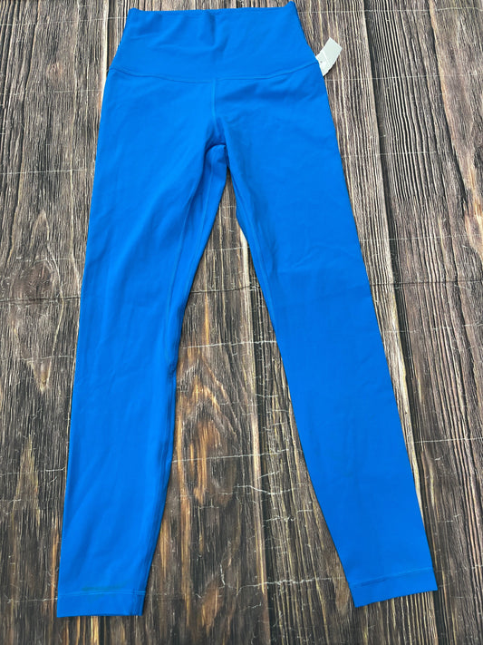 Athletic Leggings By Lululemon In Blue, Size: 4