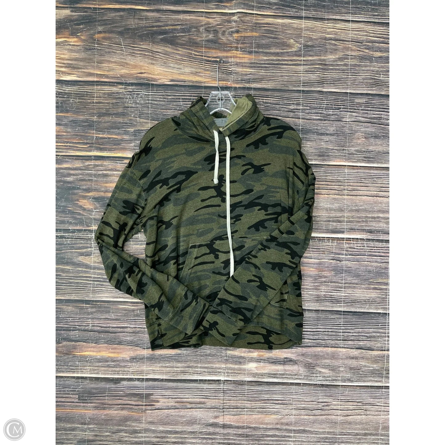 Sweatshirt Hoodie By Sundry In Green, Size: S