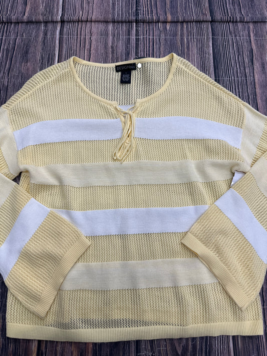 Sweater By Clothes Mentor In Yellow, Size: L