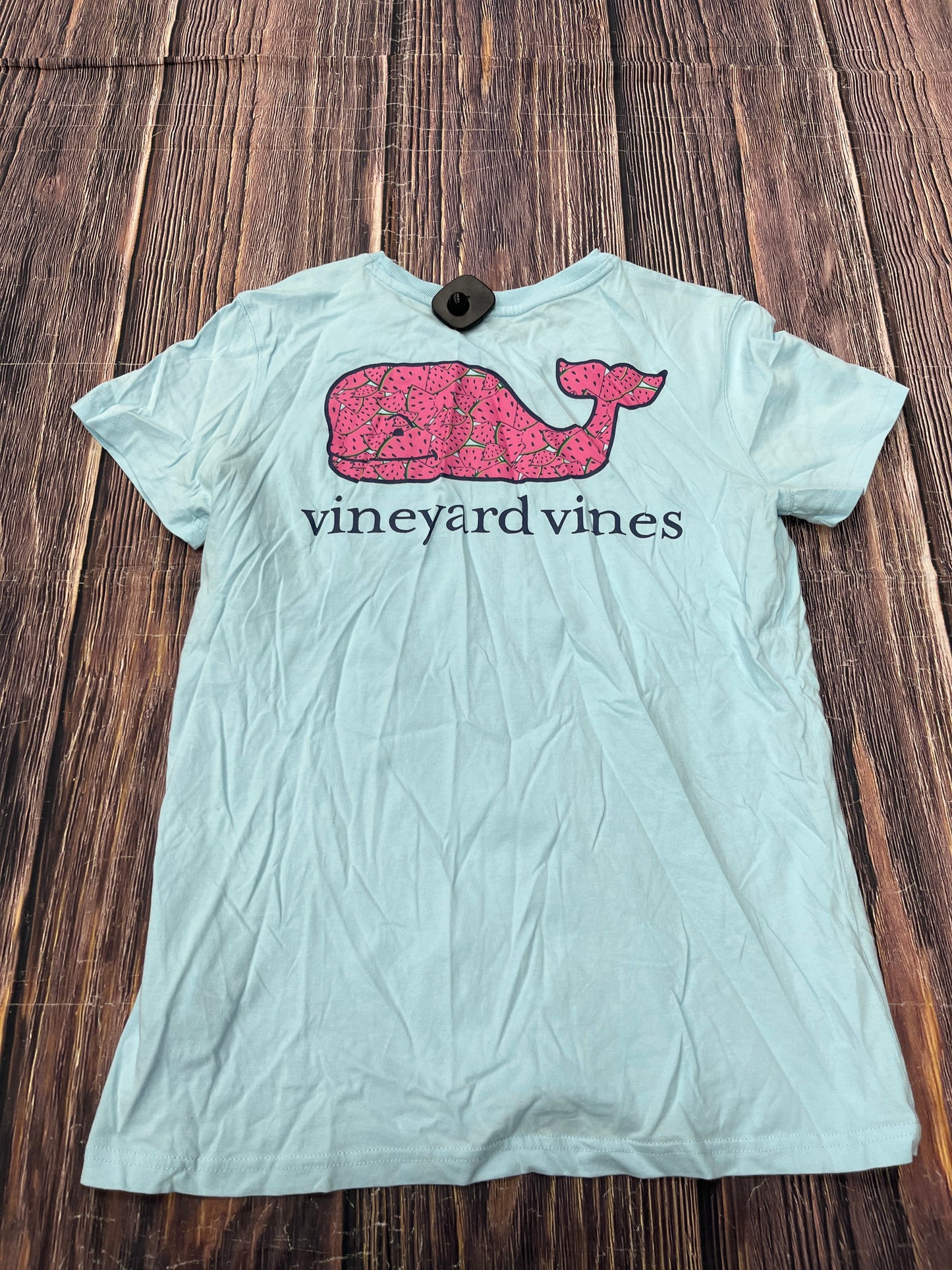 Top Short Sleeve Basic By Vineyard Vines In Blue, Size: M