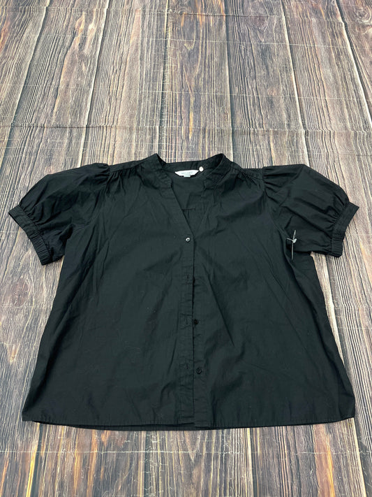 Top Short Sleeve By Nine West In Black, Size: 1x