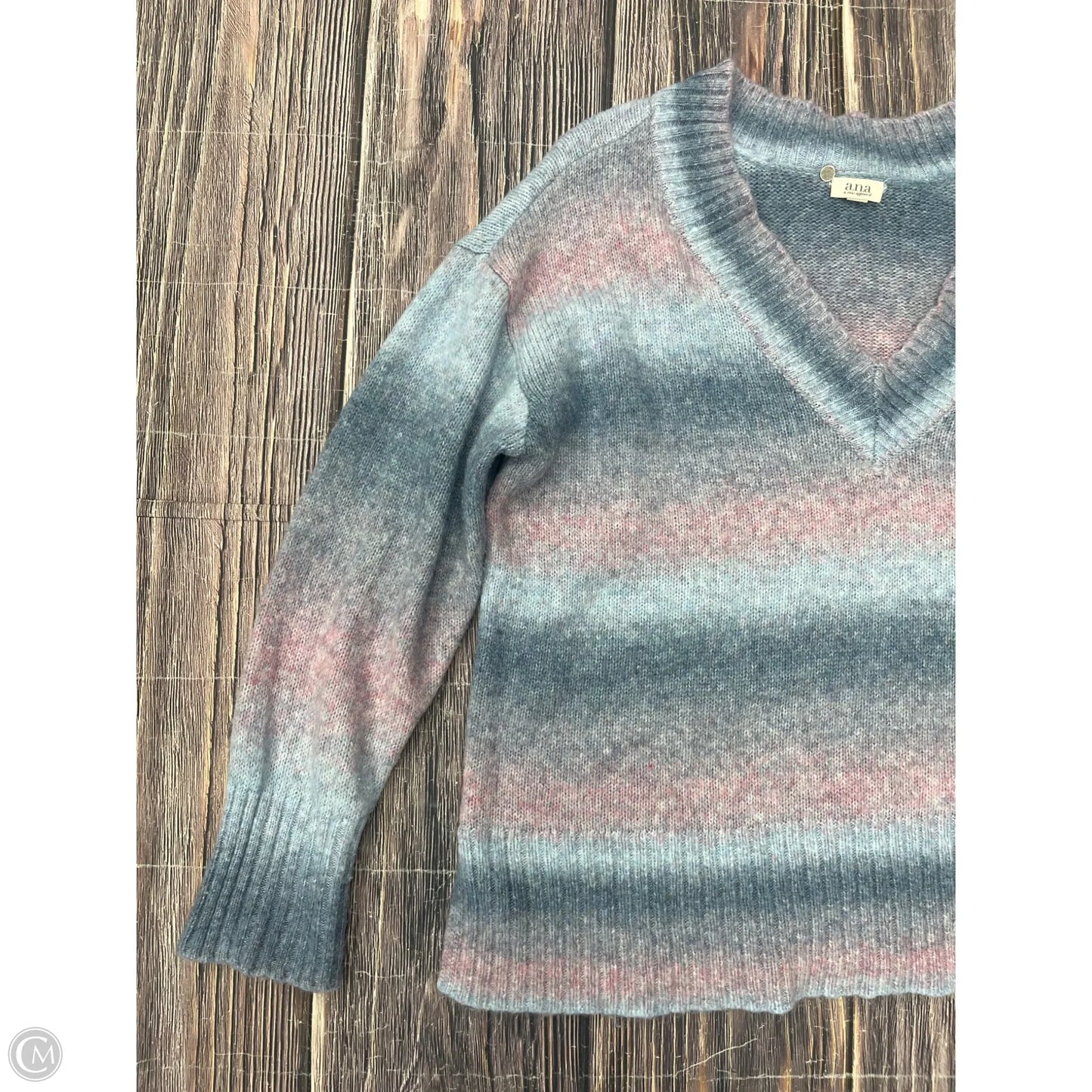 Sweater By Ana In Blue, Size: 1x
