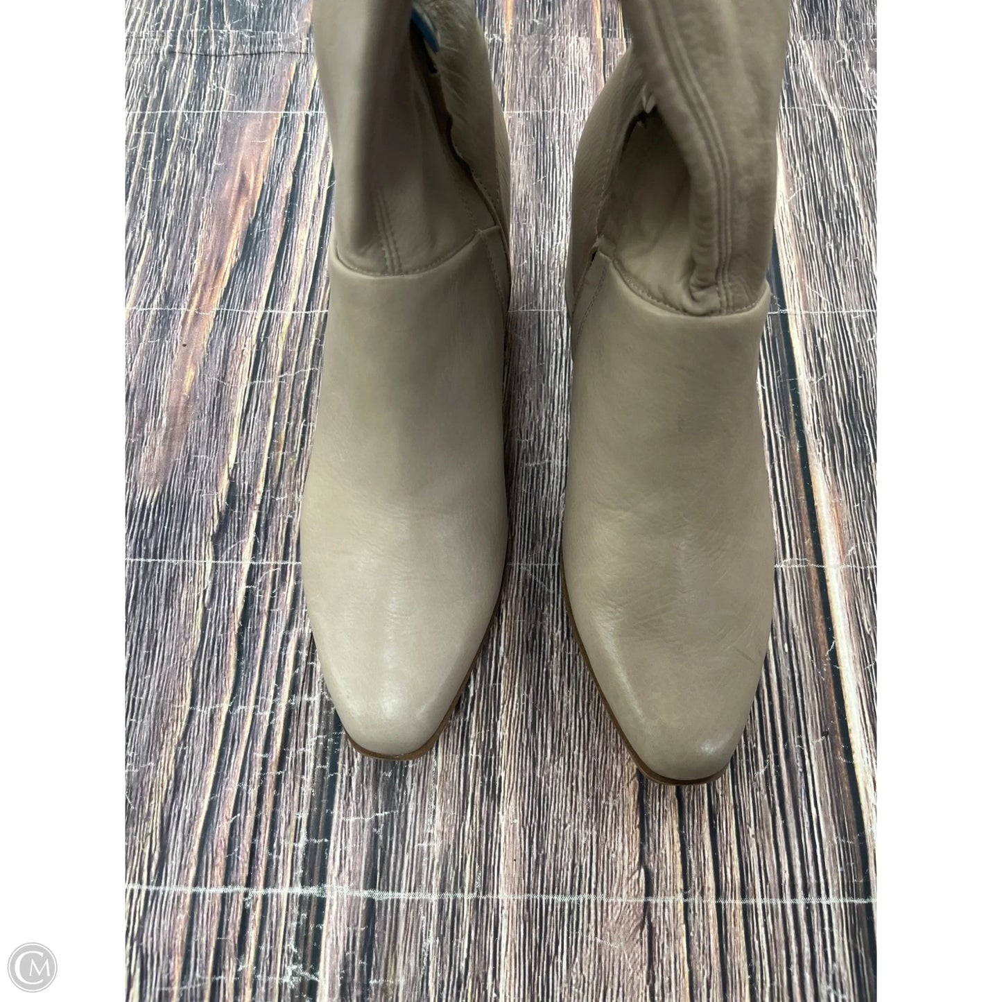 Boots Mid-calf Flats By Franco Sarto In Grey, Size: 8.5