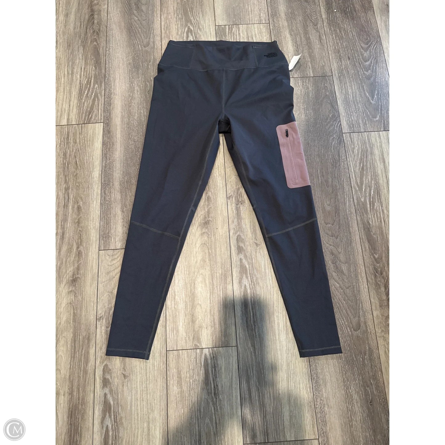 Athletic Leggings By The North Face In Grey, Size: L