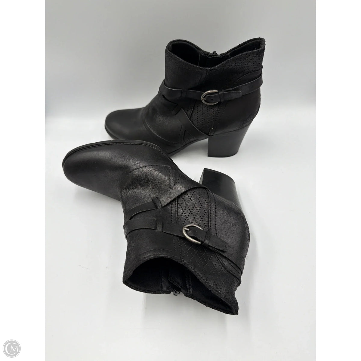 Boots Ankle Heels By Bare Traps In Black, Size: 9.5