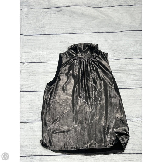 Top Sleeveless By White House Black Market In Silver, Size: M