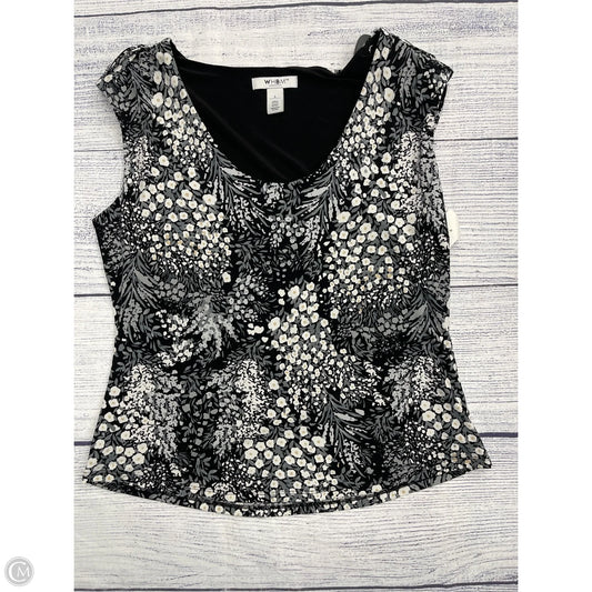 Top Sleeveless By White House Black Market In Grey, Size: L
