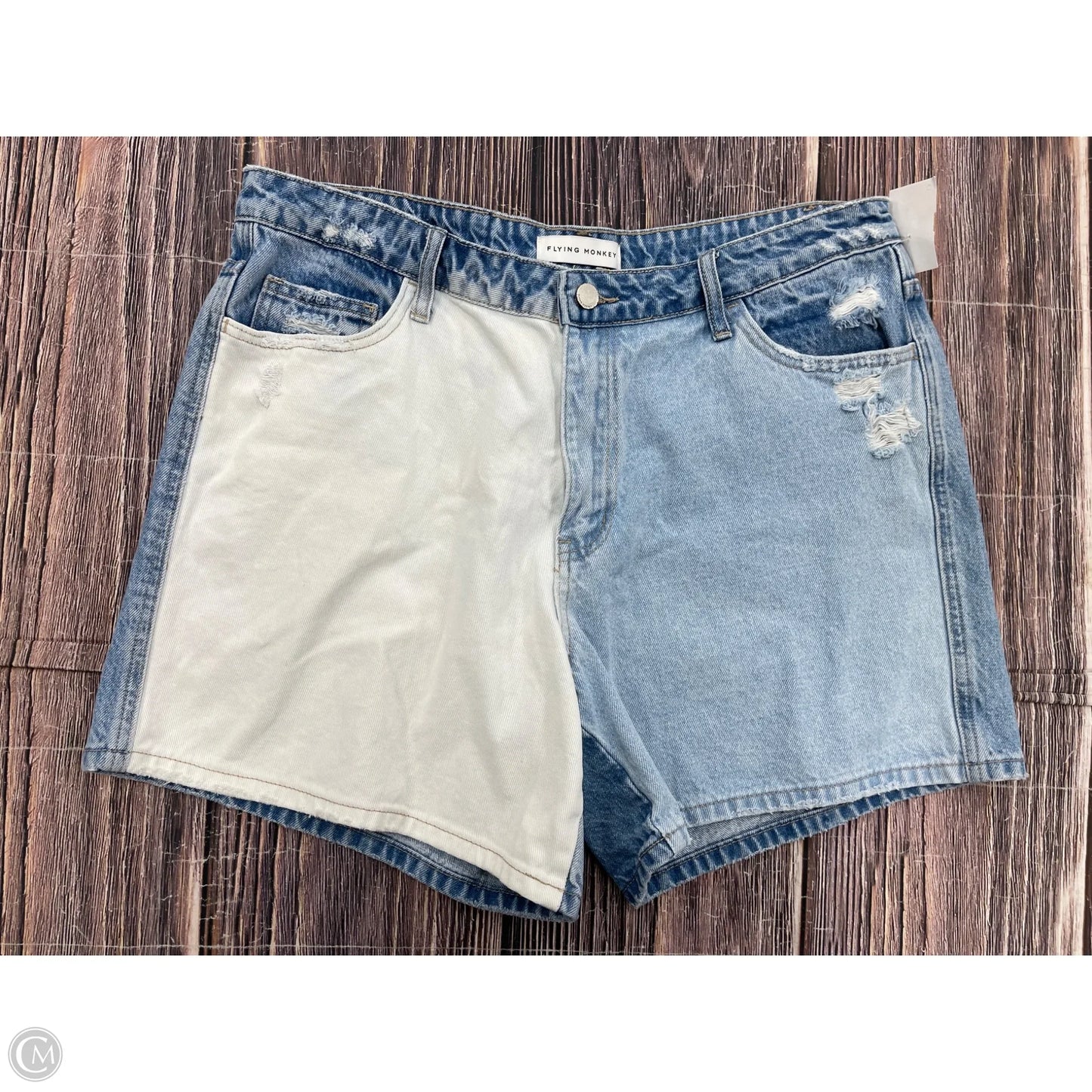 Shorts By Flying Monkey In Blue Denim, Size: 14