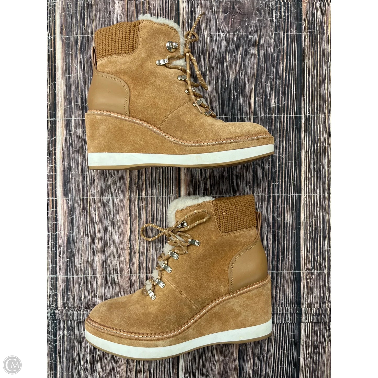 Boots Designer By Kate Spade In Tan, Size: 10