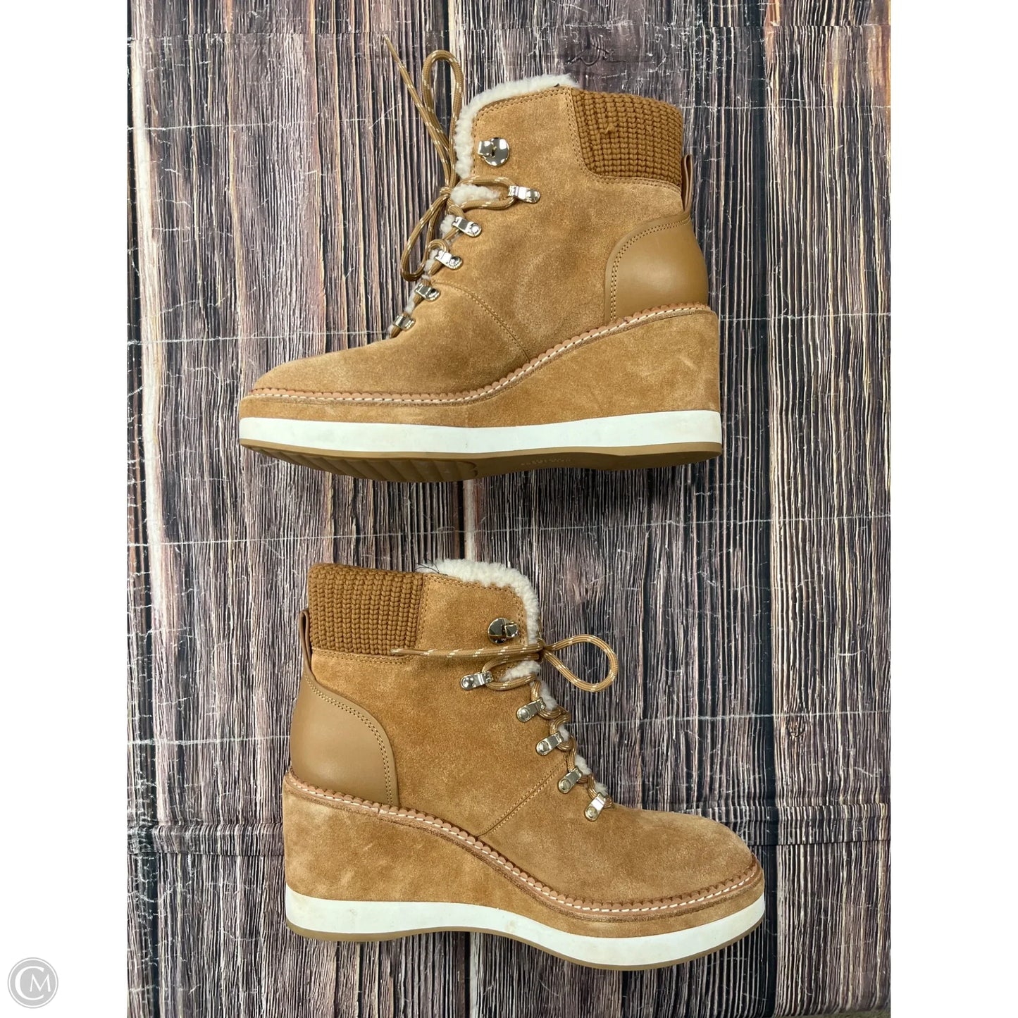 Boots Designer By Kate Spade In Tan, Size: 10